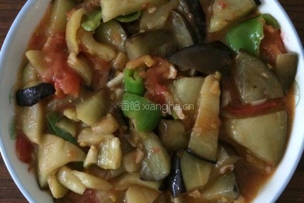 西红柿烧茄子的做法图解4