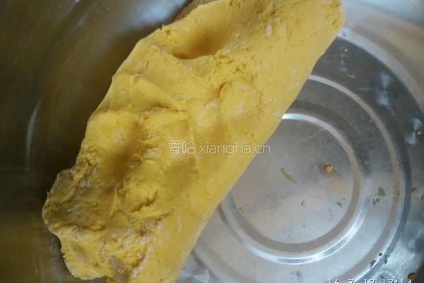 糯米南瓜豆沙糕的做法图解3