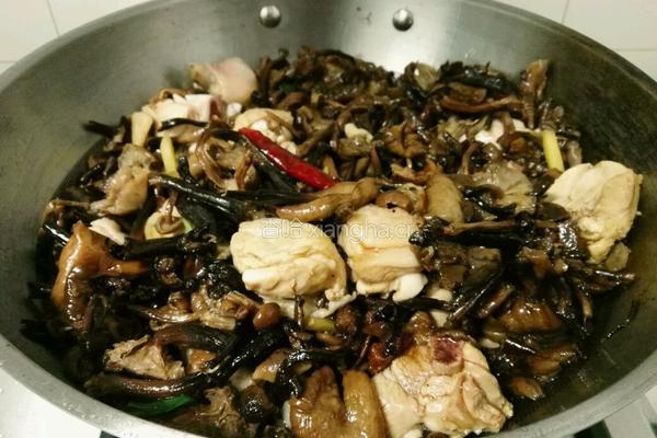 鸡腿炖榛蘑的做法图解6