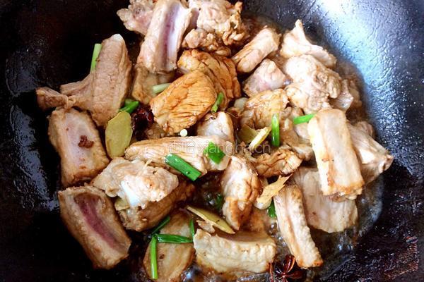 排骨烧豇豆的做法图解4