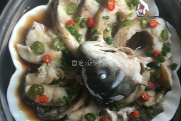 清蒸草鱼之孔雀开屏的做法图解15