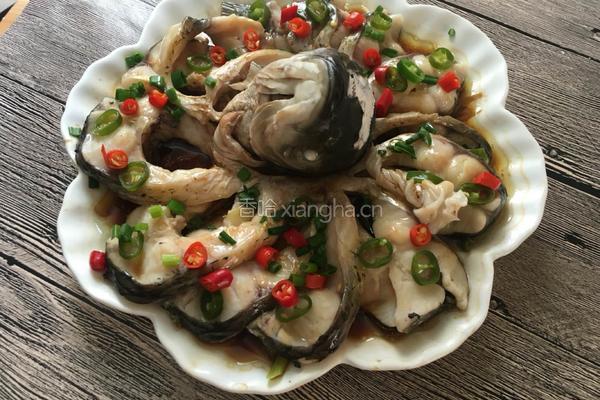 清蒸草鱼之孔雀开屏的做法图解17