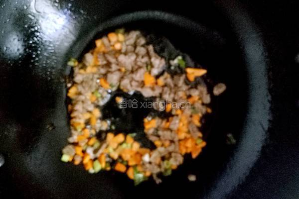 太阳花牛肉炒饭的做法图解5