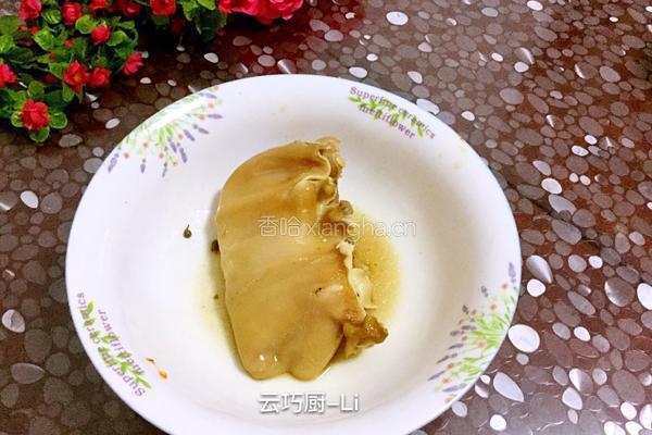 白菜丝拌猪耳的做法图解6