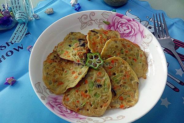 丝瓜蛋饼的做法图解7