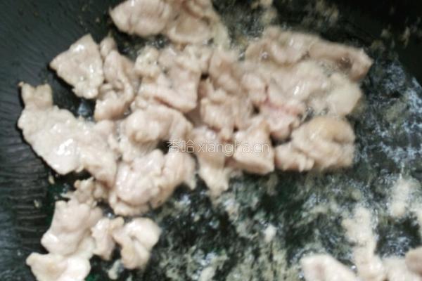 青笋肉片的做法图解3