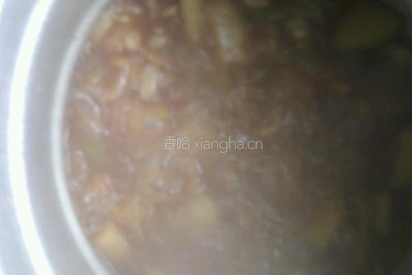 猪肉粉条炖冬瓜的做法图解4