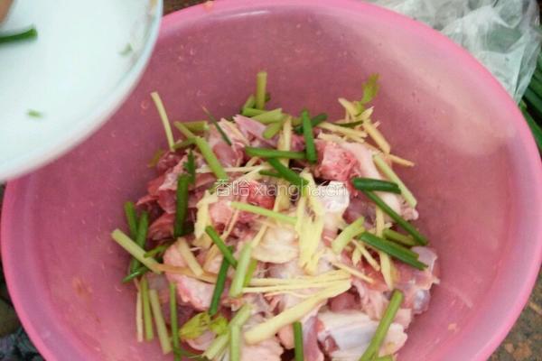 胡萝卜青椒炒鸭肉的做法图解6