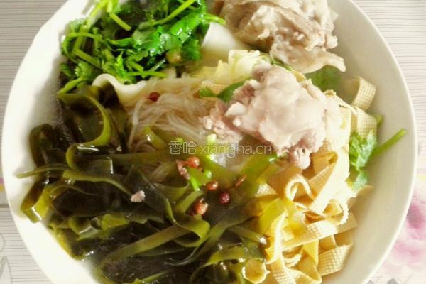  羊汤烩面的做法图解4