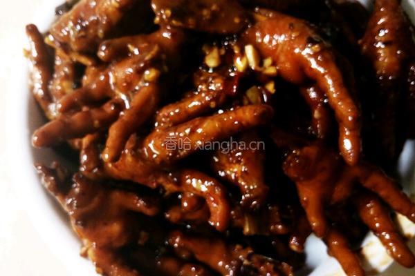 蒜蓉红烧鸡爪的做法图解5