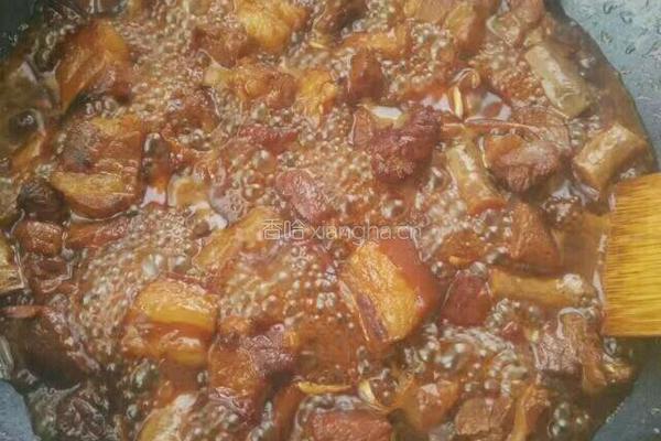 红烧肉炖铁杆山药的做法图解3