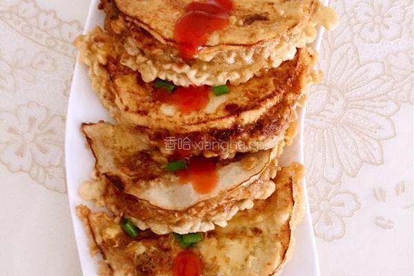 炸茄盒的做法图解4
