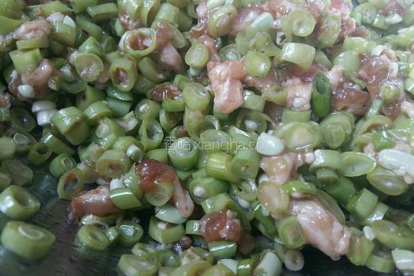 豆角肉蒸包的做法图解4