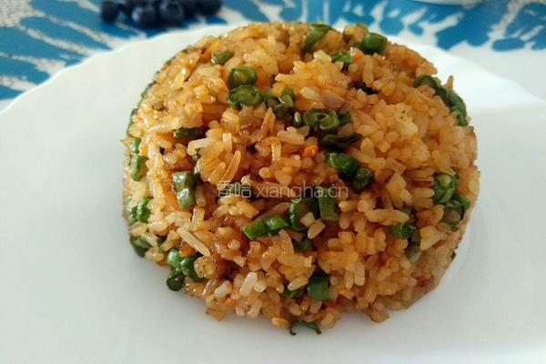 豇豆酱油炒饭的做法图解10
