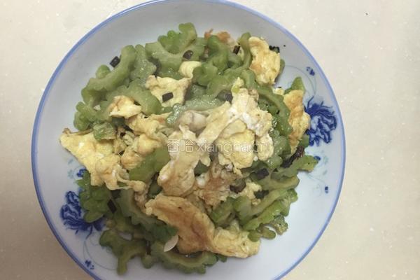 苦瓜鸡蛋的做法图解7