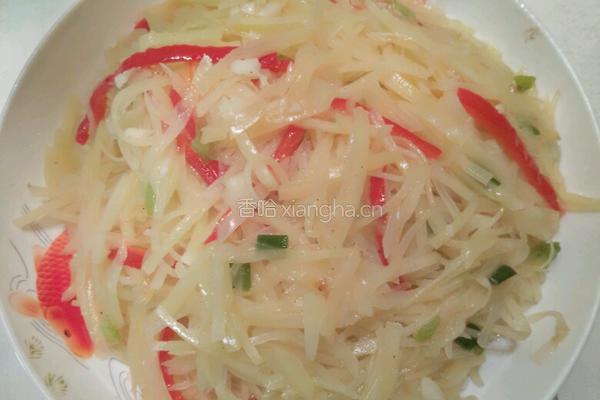 糖醋土豆丝的做法图解6
