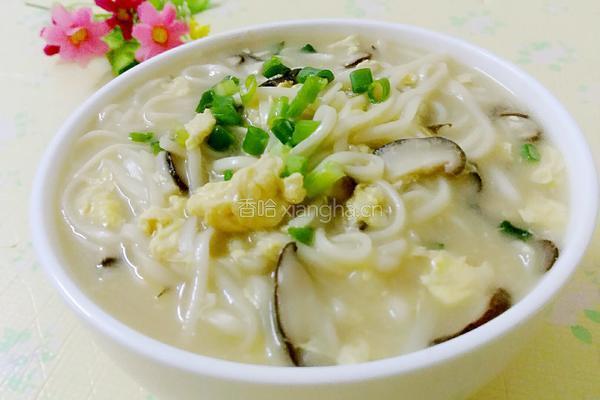 香菇鸡蛋面的做法图解12