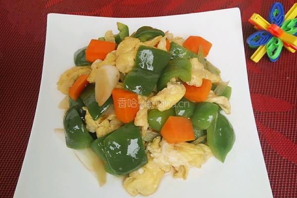 彩椒炒鸡蛋的做法图解11