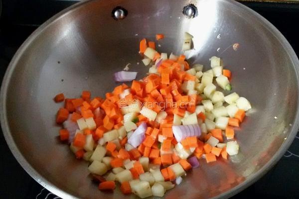 花样鸡肉咖喱饭的做法图解7