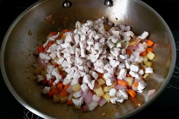 花样鸡肉咖喱饭的做法图解9