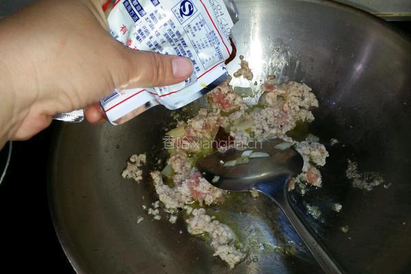 猪肉茄子打卤面的做法图解5