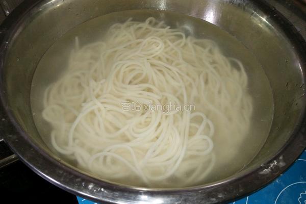 猪肉茄子打卤面的做法图解13