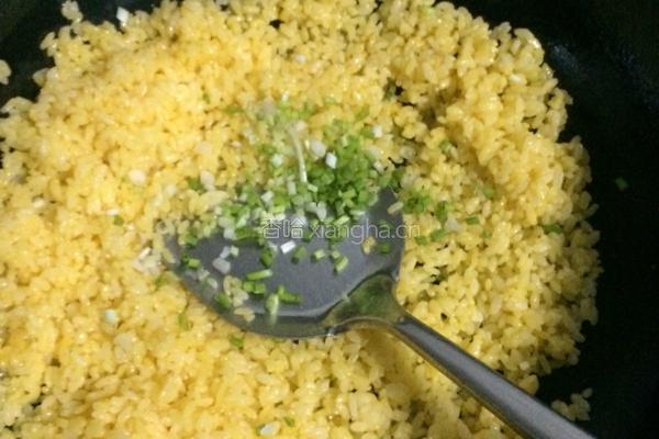 黄金蛋炒饭的做法图解5