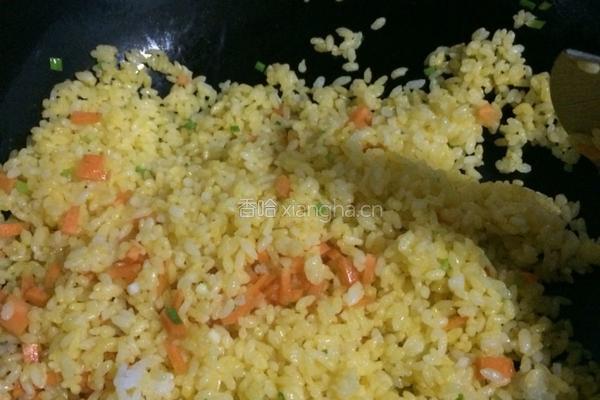 黄金蛋炒饭的做法图解6