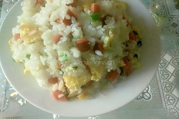 家常扬州炒饭的做法图解4