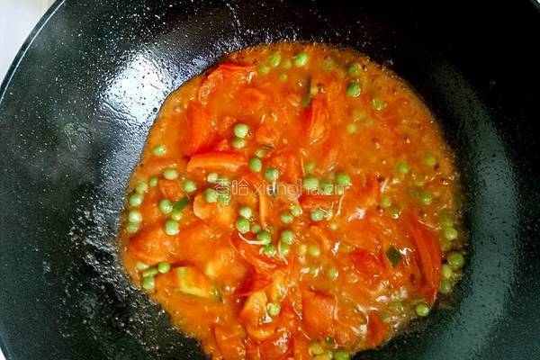 西红柿豌豆牛肉汤的做法图解7