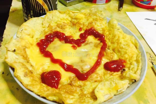 松茸奶酪蛋饼的做法图解4