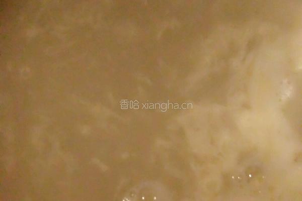 鸡蛋白汤的做法图解3