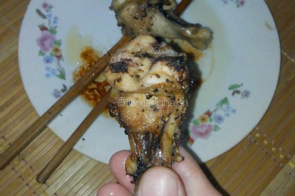微波炉黑胡椒香小鸡腿的做法图解9