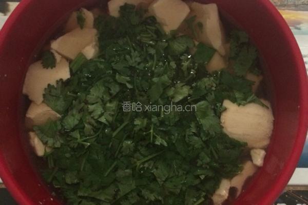 嫩豆腐花咸菜汤的做法图解5