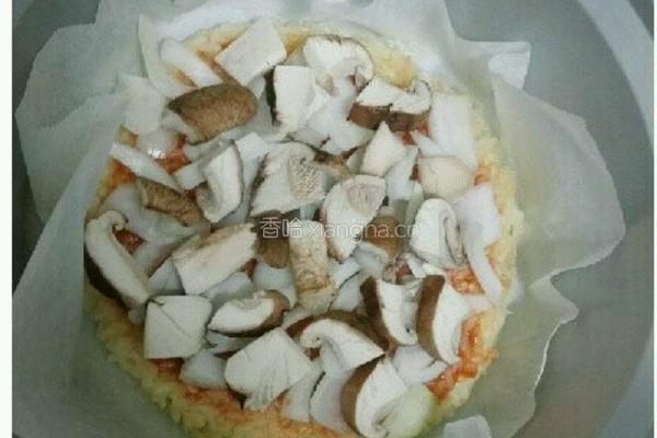 电饭锅版披萨的做法图解3