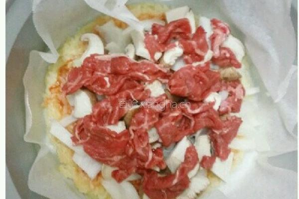 电饭锅版披萨的做法图解4