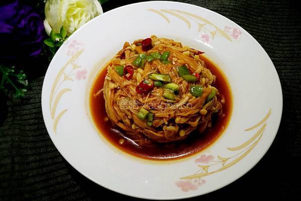 蒸金针菇的做法图解9