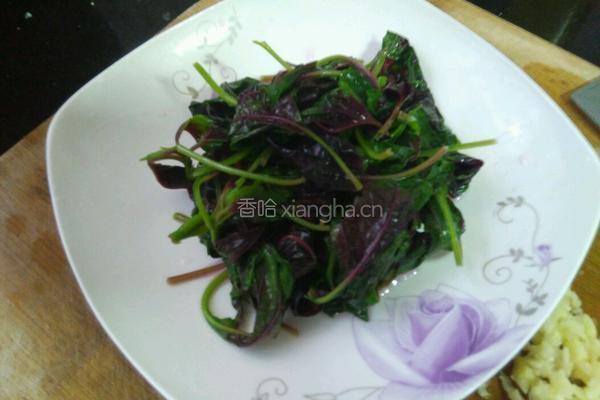 蒜蓉苋菜的做法图解3
