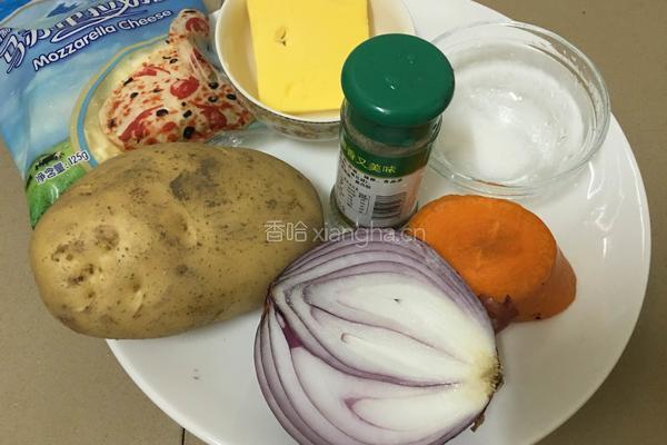 芝士焗土豆泥的做法图解1