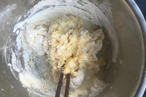 马齿菜鸡蛋煎饼的做法图解3