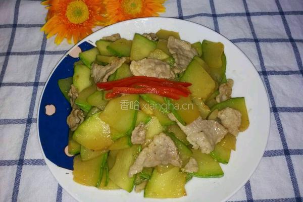 肉滑西葫芦
