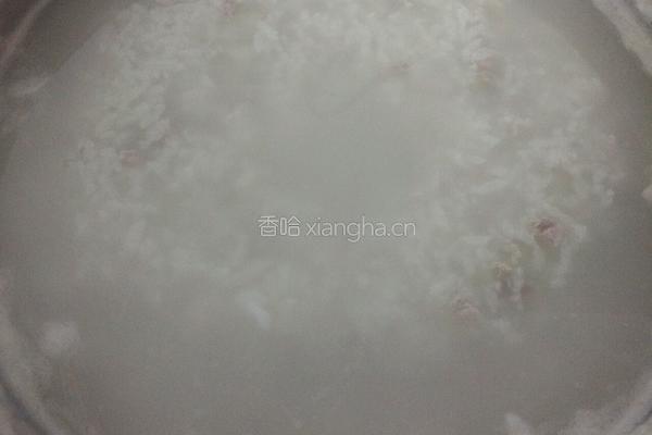 皮蛋瘦肉粥的做法图解4