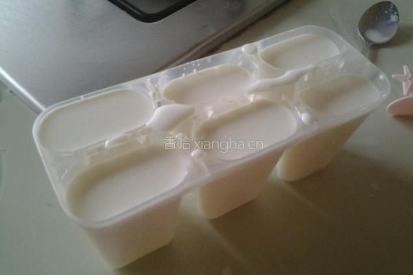 牛奶冰棒的做法图解4