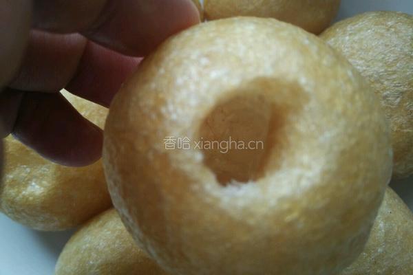 红烧油面筋塞肉的做法图解6