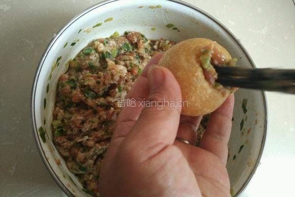 红烧油面筋塞肉的做法图解7