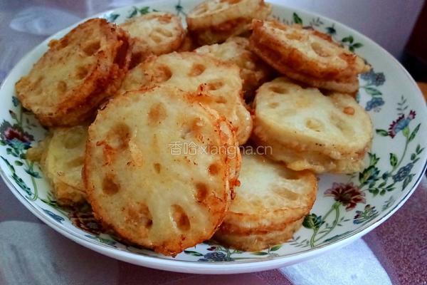 脆皮炸藕盒的做法图解12