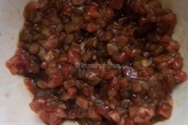 豇豆米炒肉卷饼的做法图解8