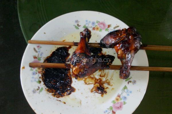 微波炉酱油烤小鸡腿的做法图解11