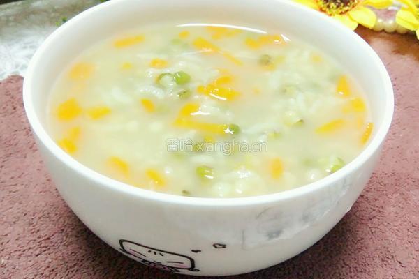 绿豆胡萝卜粥的做法图解9