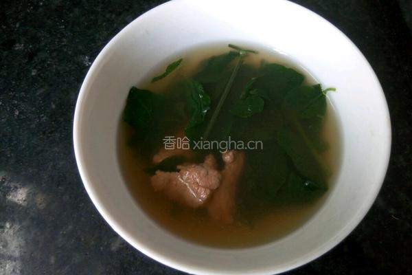 夏日靓汤 狗肝菜瘦肉汤的做法图解5
